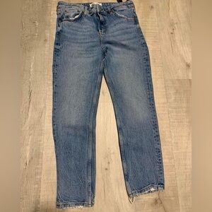 Zara buttonfly denim jeans